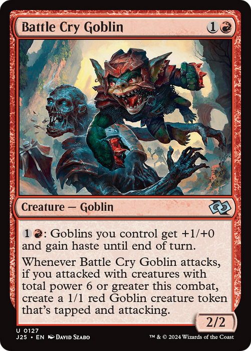 Battle Cry Goblin (J25-127) - uncommon