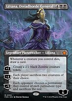 Liliana, Dreadhorde General (FDN-359) - mythic (Borderless) - Foil