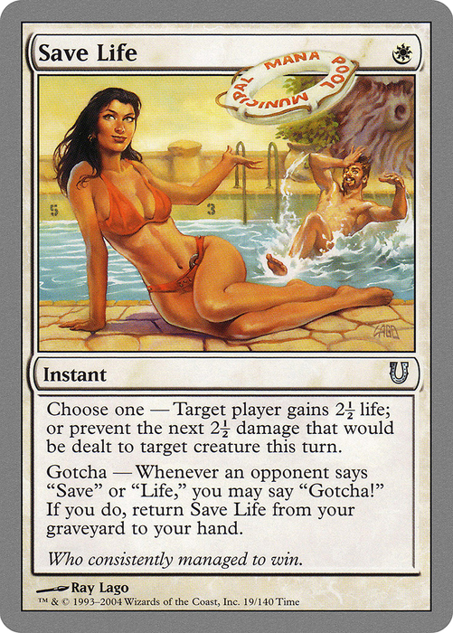 Save Life (UNH-019) - uncommon - Foil