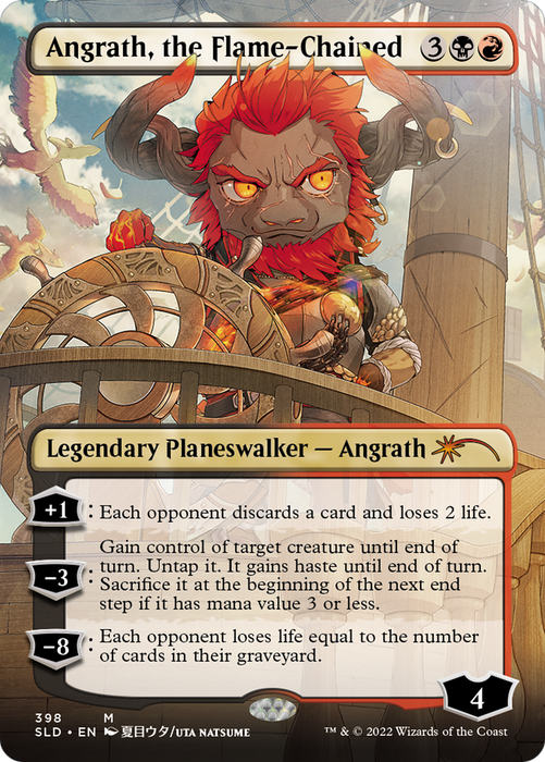 Angrath, the Flame-Chained (SLD-398) - mythic (Borderless)