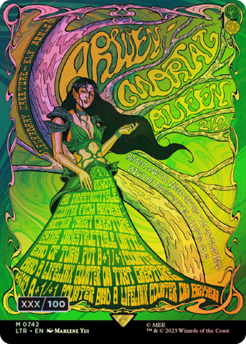 Arwen, Mortal Queen (LTR-742Z) - mythic (Borderless) - Foil