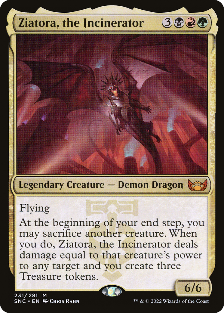 Ziatora, the Incinerator (SNC-231) - mythic - Foil