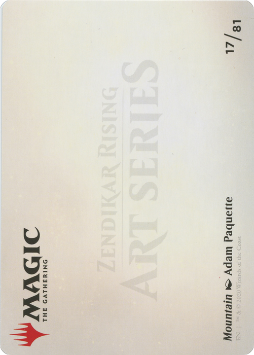 Mountain // Mountain (AZNR-017) - common (Borderless) - Foil