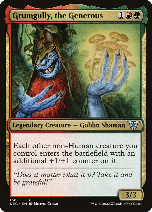 Grumgully, the Generous (NEC-138) - uncommon
