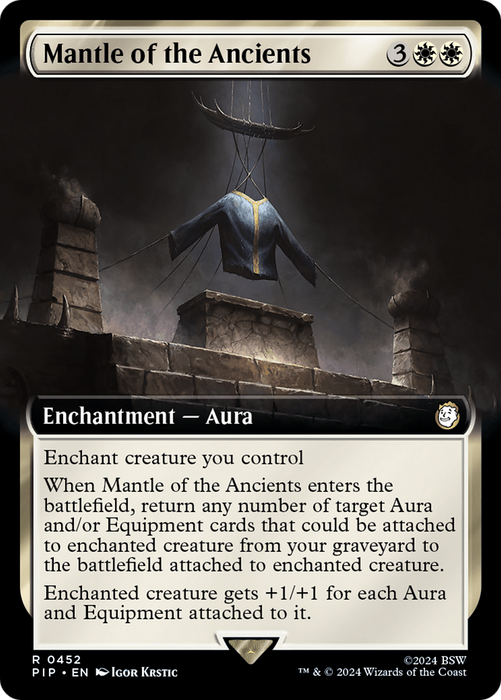 Mantle of the Ancients (PIP-452) - rare: (Extended Art)
