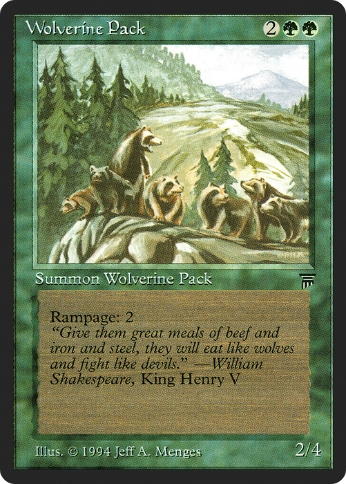 Wolverine Pack (LEG-214) - common
