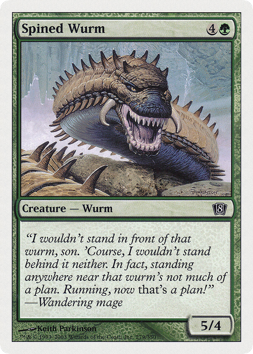 Spined Wurm (8ED-279) - common