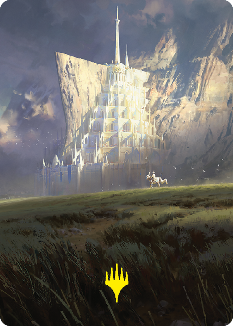 Minas Tirith // Minas Tirith (ALTR-055) - common (Borderless) - Foil