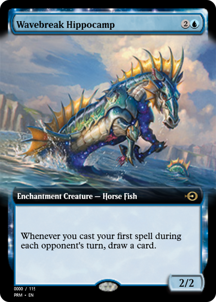 Wavebreak Hippocamp (PRM-79951) - rare: (enchantment) - Foil