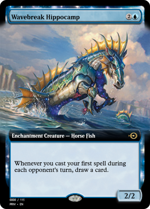 Wavebreak Hippocamp (PRM-79951) - rare: (enchantment) - Foil