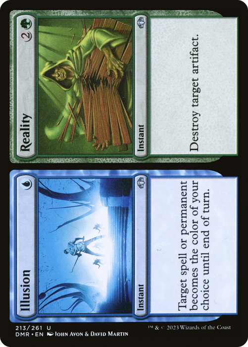 Illusion // Reality (DMR-213) - uncommon - Foil