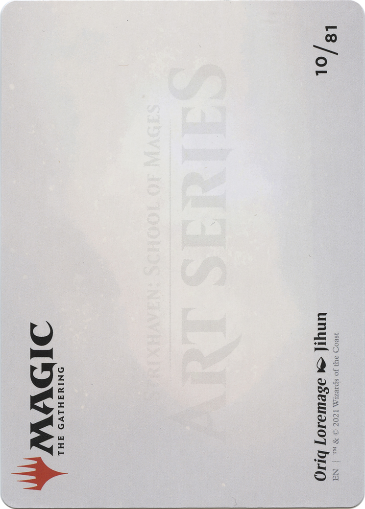 Oriq Loremage // Oriq Loremage (ASTX-010) - common (Borderless) - Foil