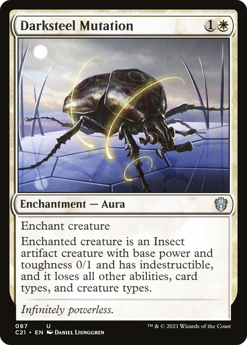 Darksteel Mutation (C21-087) - uncommon