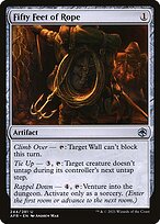 Fifty Feet of Rope (AFR-244) - uncommon - Foil
