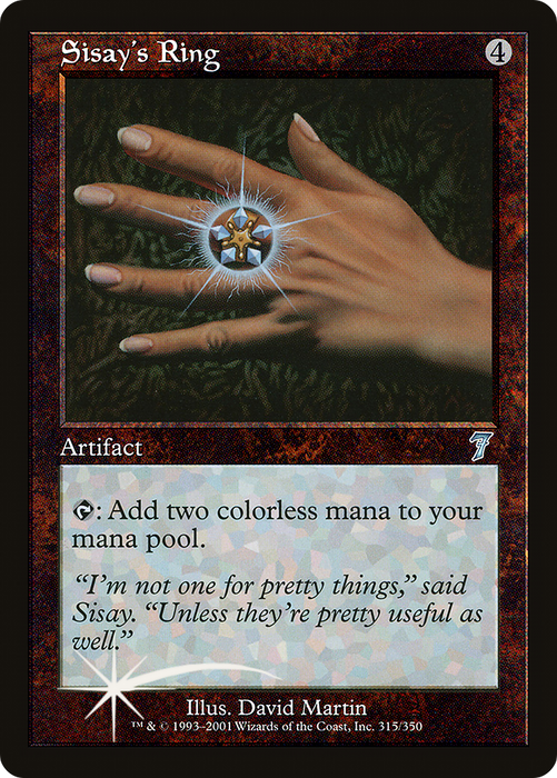 Sisay's Ring (7ED-315★) - uncommon - Foil