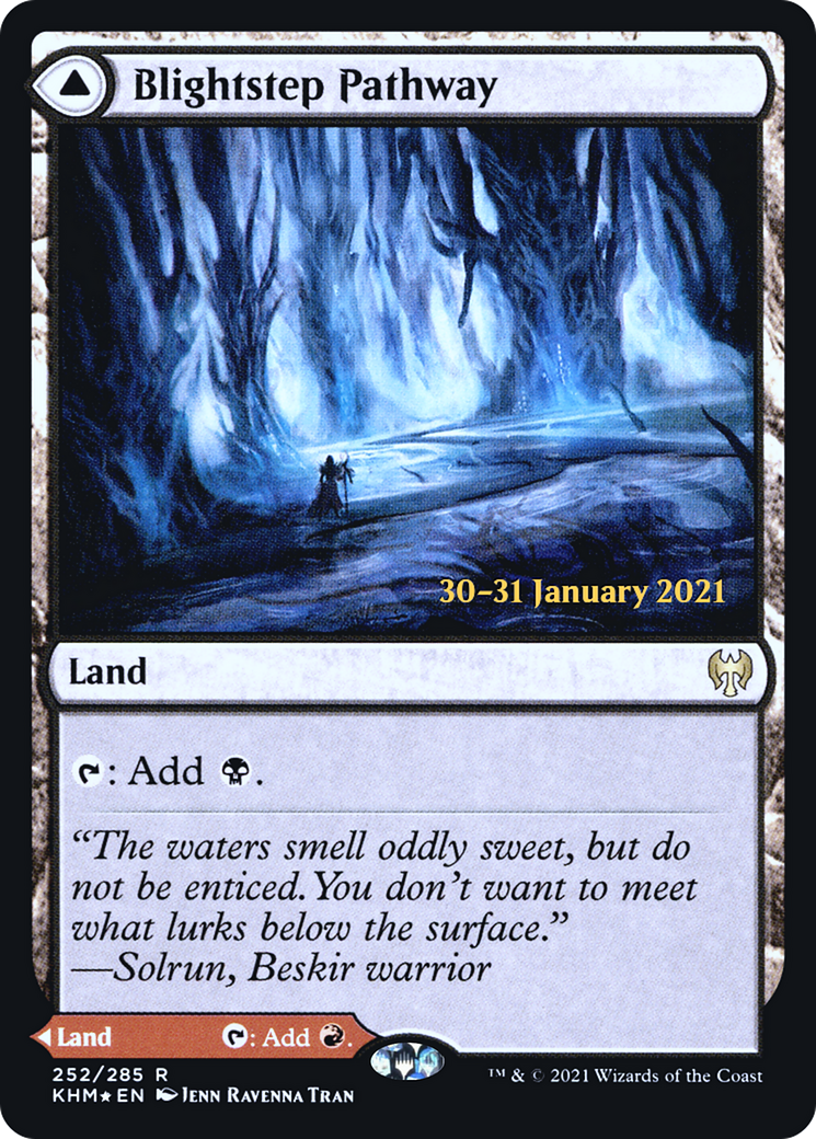 Blightstep Pathway // Searstep Pathway (PRE-252S) - rare - Foil