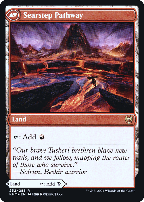 Blightstep Pathway // Searstep Pathway (PRE-252S) - rare - Foil