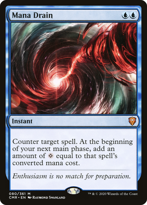 Mana Drain (CMR-080) - mythic - Foil