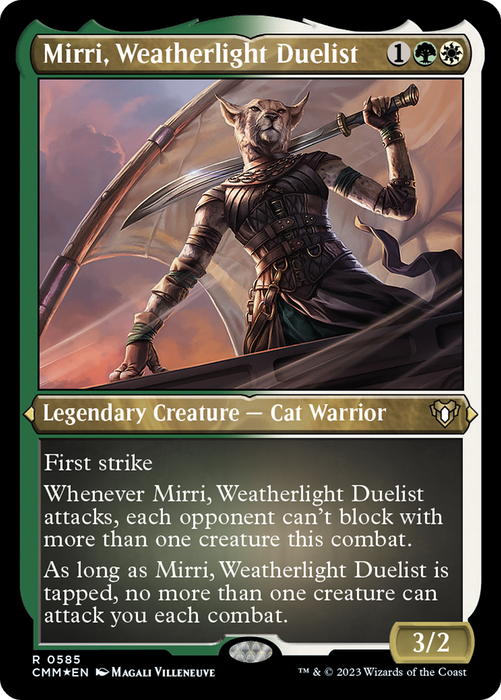 Mirri, Weatherlight Duelist (CMM-585) - rare - Etched Foil