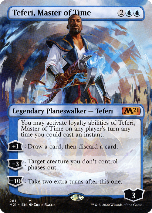 Teferi, Master of Time (M21-281) - mythic (Borderless) - Foil