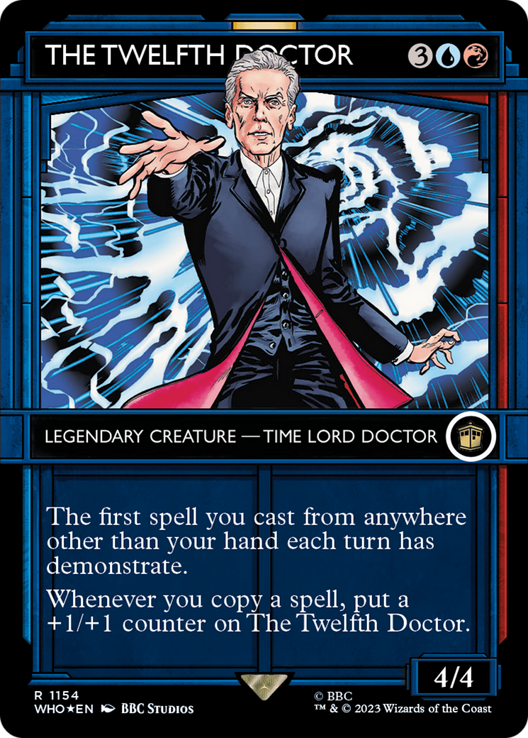 The Twelfth Doctor (WHO-1154) - rare: (Showcase) (Borderless) - Foil