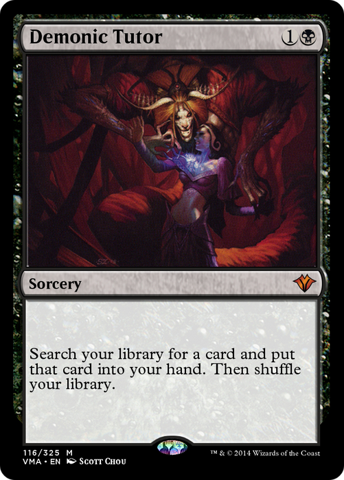 Demonic Tutor (VMA-116) - mythic