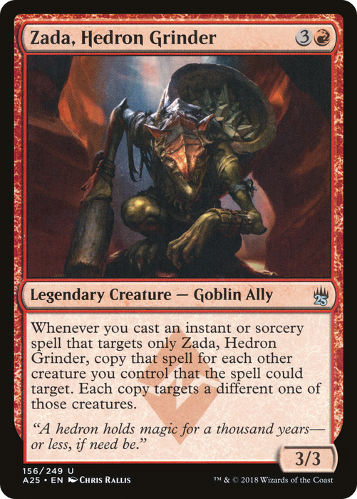 Zada, Hedron Grinder (A25-156) - uncommon - Foil