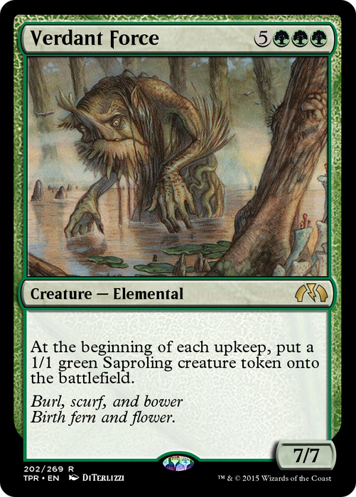 Verdant Force (TPR-202) - rare - Foil