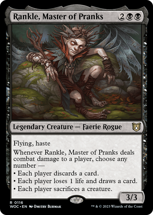 Rankle, Master of Pranks (WOC-116) - rare