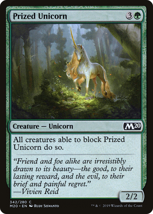 Prized Unicorn (M20-342) - common