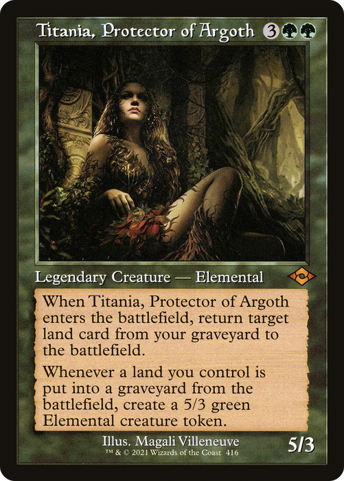 Titania, Protector of Argoth (MH2-416) - mythic - Etched Foil