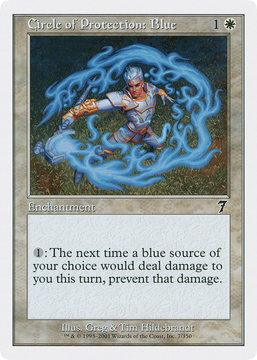 Circle of Protection: Blue (7ED-007) - common