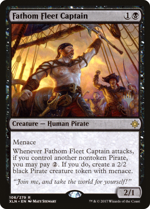 Fathom Fleet Captain (PPM20-106P) - rare - Foil