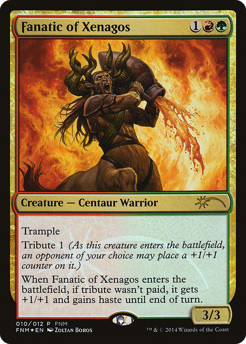 Fanatic of Xenagos (FNM-010) - rare - Foil