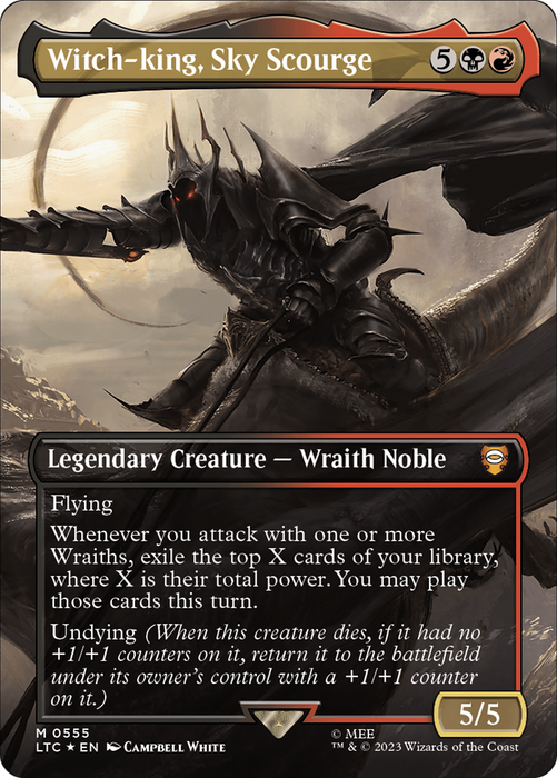 Witch-king, Sky Scourge (LTC-555) - mythic (Borderless) - Foil