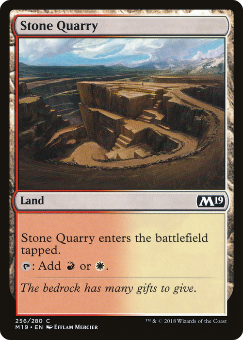 Stone Quarry (M19-256) - common - Foil