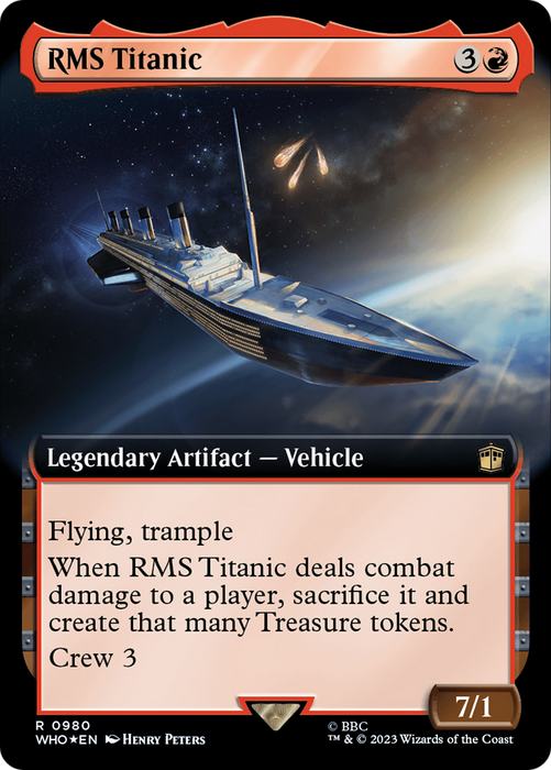 RMS Titanic (WHO-980) - rare: (Extended Art) - Foil