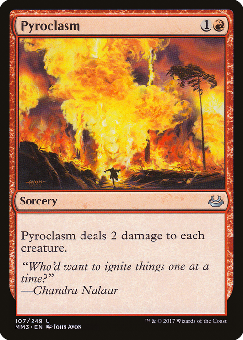 Pyroclasm (MM3-107) - uncommon - Foil