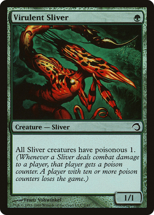 Virulent Sliver (PDS-002) - common - Foil