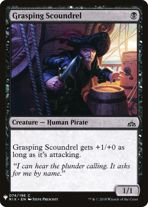 Grasping Scoundrel (LIST-RIX-74) - common