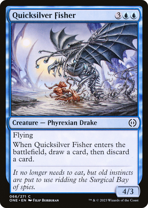 Quicksilver Fisher (ONE-066) - common