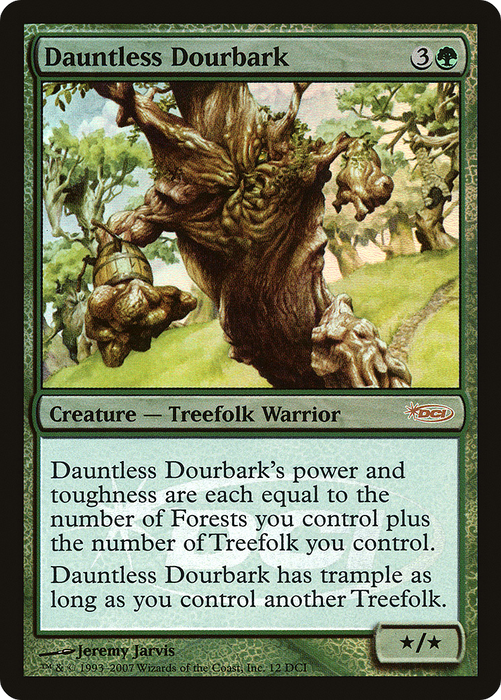 Dauntless Dourbark (WPN-012) - rare - Foil