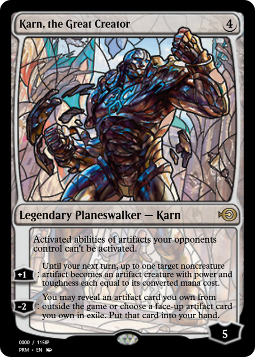 Karn, the Great Creator (PRM-77979) - rare - Foil