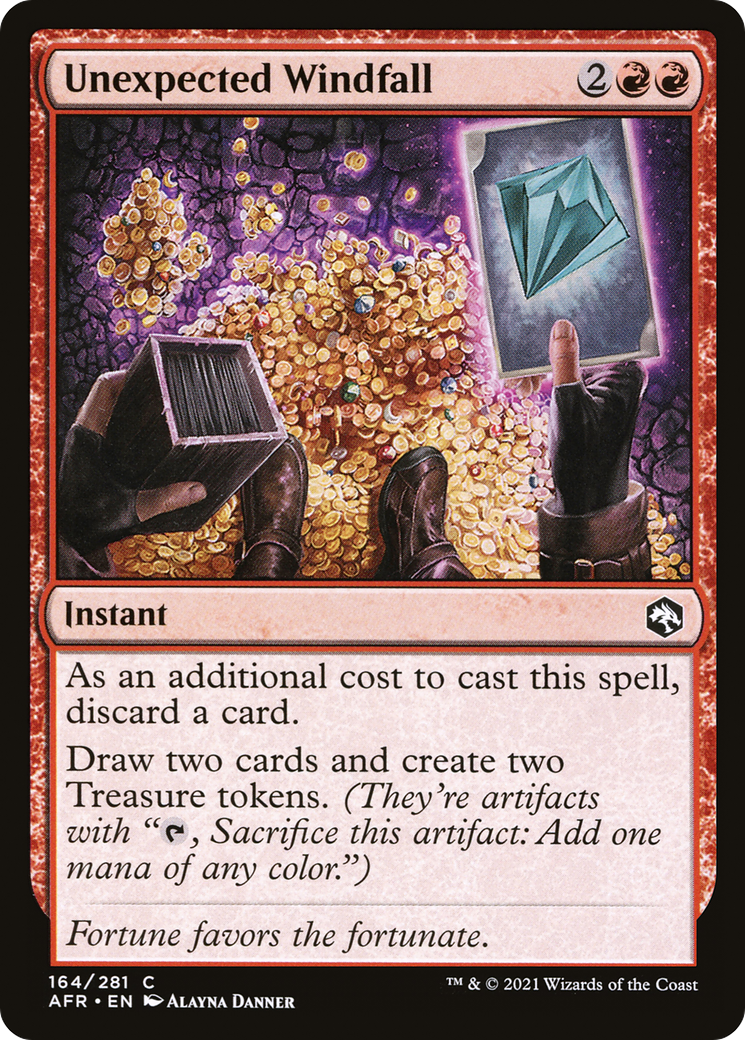 Unexpected Windfall (AFR-164) - common - Foil