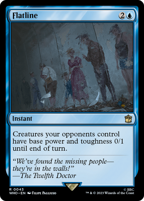 Flatline (WHO-043) - rare - Foil