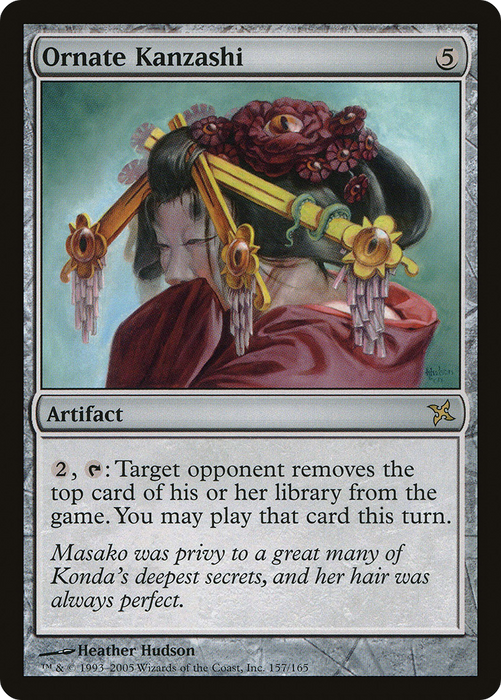 Ornate Kanzashi (BOK-157) - rare - Foil