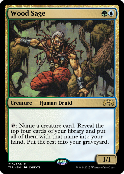 Wood Sage (TPR-216) - rare - Foil