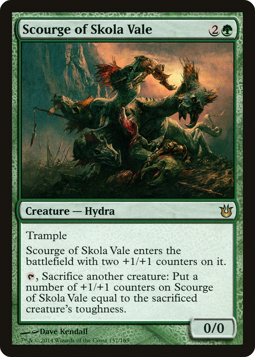 Scourge of Skola Vale (BNG-137) - rare - Foil