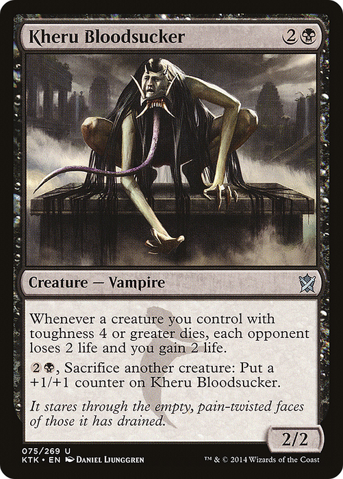 Kheru Bloodsucker (KTK-075) - uncommon - Foil