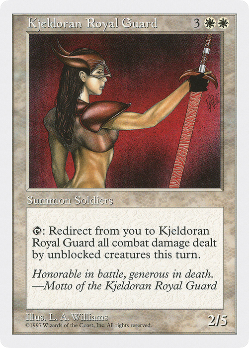 Kjeldoran Royal Guard (5ED-044) - rare